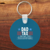 Dad Tax Funny Definition Father's Day For Dad Son Schlüsselanhänger (Vorderseite)