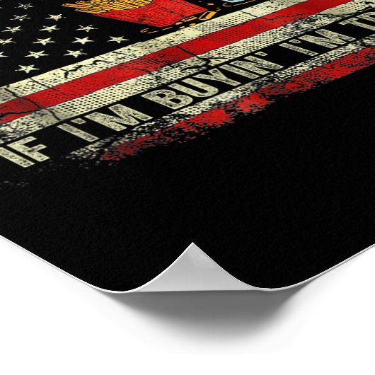 Dad Tax If I'm Buyin' I'm Tryin' Funny Dad Father' Poster (Ecke)