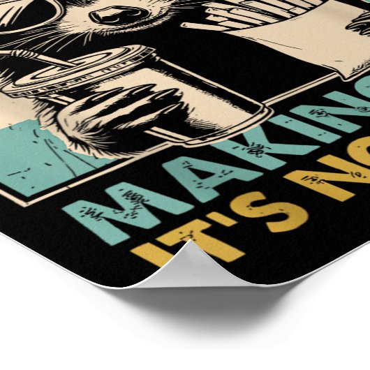 Dad Tax Making Sure It's Not Ison Father's Day Men Poster (Ecke)