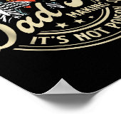 Dad Tax Making Sure It's Not Ison Funny Fathers Da Poster (Ecke)