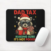 Dad Tax Making Sure It's Not Ison Raccoon Christma Mousepad (Mit Mouse)