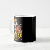 Dad Tax Skeleton Halloween Costume Candy Pumpkin D Kaffeetasse (Vorderseite Links)