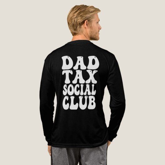 Dad Tax Social Club  Tri-Blend Shirt (Voller Rücken)