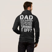 Dad Tech Support – Have You Tried Turning It Off? Hoodie (Schwarz voll)