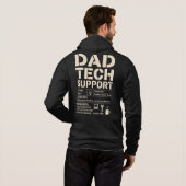 Dad Tech Support Shirt – Lustiger Dad Tech Humor (Schwarz voll)