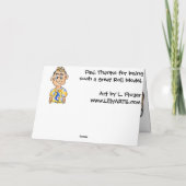 Dad, Thanks for Being Such a great roll model! Dankeskarte (Rückseite)