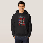 Dad The Firefighter The Myth The Legend USA Americ Hoodie (Vorne ganz)