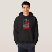 Dad The Firefighter The Myth The Legend USA Americ Hoodie (Vorne ganz)