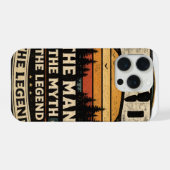 Dad The Man The Myth The Legend Funny Father Phone iPhone Hülle (Rückseite (Horizontal))