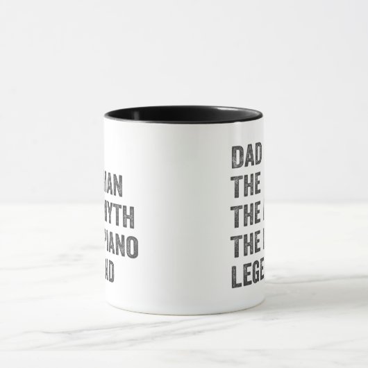Dad the man the myth the piano legend tasse (Zentrum)