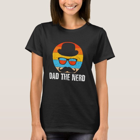 Dad the Nerd Conservative Daddy Protective Father T-Shirt (Vorderseite)
