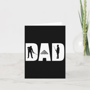 Dad The Pool Hai Billard Vatertag Geschenk Pool Karte
