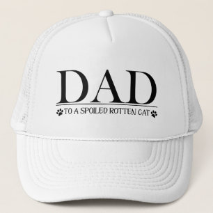 Dad to a Spoiled Rotten Cat Truckerkappe