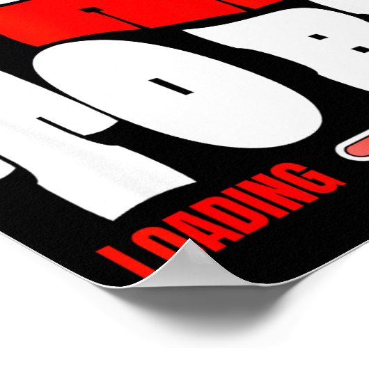 Dad To Be 2026 Dad Loading Funny New Dad  Poster (Ecke)