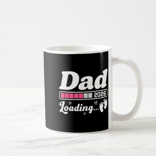 Dad To Be 2026 Loading Nk Pregnancy Reveal New Dad Kaffeetasse (Rechts)