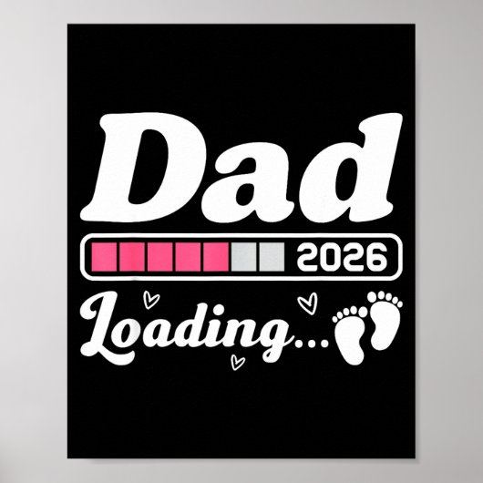 Dad To Be 2026 Loading Nk Pregnancy Reveal New Dad Poster (Vorne)