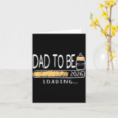 Dad To Be 2026 Loading Pregnancy Announcement New Karte (Gelbe Blume)