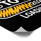 Dad To Be 2026 Loading Promoted To Daddy 1st Time Poster (Ecke)