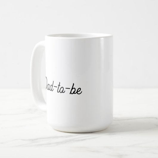 Dad-to-be  kaffeetasse (Vorderseite Links)