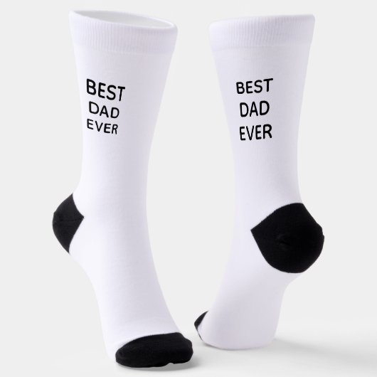 Dad to Be Socks | Funny & Cozy Gift for fathers Socken (Gewinkelt)