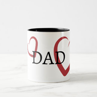 DAD Typografie Zweifarbige Tasse