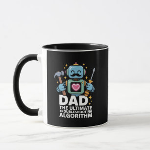Dad Ultimativer Fehlerbehebungsalgorithmus-Roboter Tasse