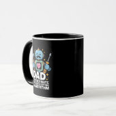 Dad Ultimativer Fehlerbehebungsalgorithmus-Roboter Tasse (Vorderseite Links)