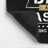 Dad und Pastor Nichts schreckt mich Geschenk Mousepad (Ecke)
