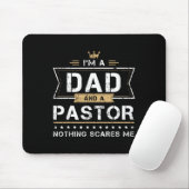 Dad und Pastor Nichts schreckt mich Geschenk Mousepad (Mit Mouse)