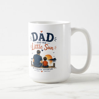 Dad und sein kleiner Sohn Forever Adventure T-Shir Kaffeetasse