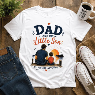 Dad und sein kleiner Sohn Forever Adventure T-Shir T-Shirt