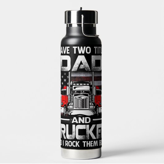 Dad und Trucker Trinkflasche (Links)