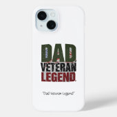 Dad Veteran Legend Case – Funny Military Gift (Rückseite)