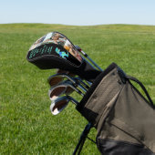 Dad We Love You 3 Photo Collage Funny Golf Headcover (In SItu)