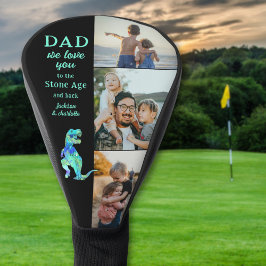 Dad We Love You 3 Photo Collage Funny  Golf Headcover