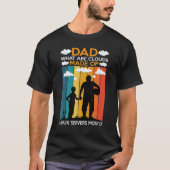 Dad What Are Clouds Made Of Linux Servers Mostly T-Shirt (Vorderseite)