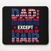 Dad Who Have Everything Except Hair Pjs Christmas Mousepad (Vorne)