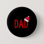 Dad - Xmas Pjs - Christmas Pajamas And Xmas Pj Fam Button (Vorderseite)