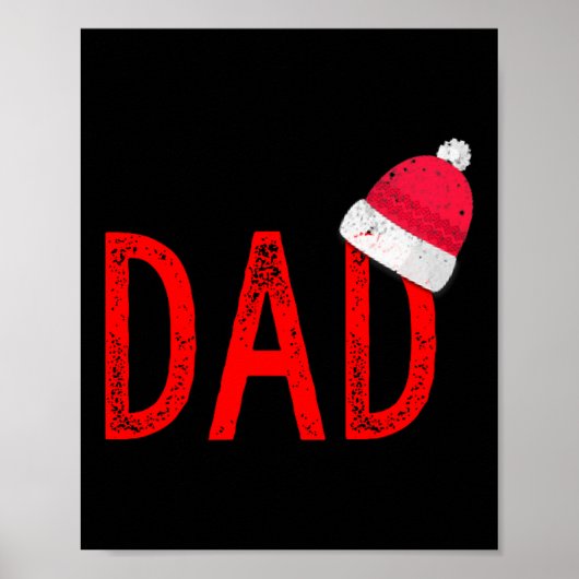 Dad - Xmas Pjs - Christmas Pajamas And Xmas Pj Fam Poster (Vorne)