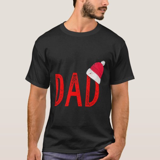 Dad - Xmas Pjs - Christmas Pajamas And Xmas Pj Fam T-Shirt (Vorderseite)