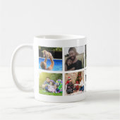 Dad You Are My World Custom  Photo Collage Kaffeetasse (Links)