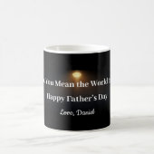 Dad You Mean the World Mug Celestial Keepsake Gift Kaffeetasse (Mittel)