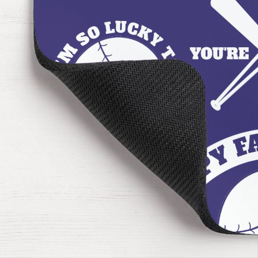 Dad You're A Catch Father's Day Mousepad (Ecke)