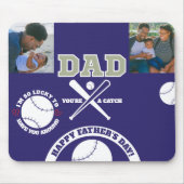 Dad You're A Catch Father's Day Mousepad (Vorne)