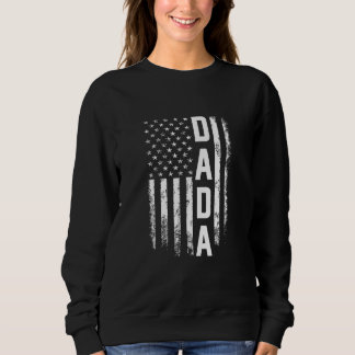 Dada America Flag for Men Women Vatertag Sweatshirt