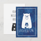 DADA BEAR & ME | Vater Kids Daughter Son Dada Bear (Vorne/Hinten)