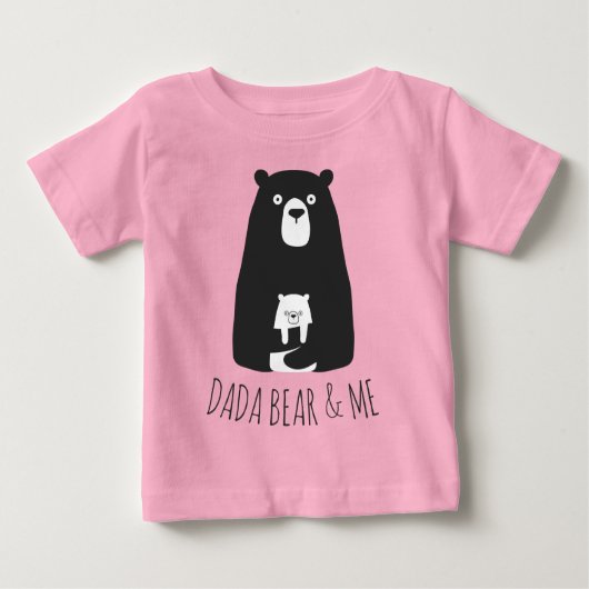 DADA BEAR & ME | Vater Kids Daughter Son Dada Bear Baby T-shirt (Vorderseite)