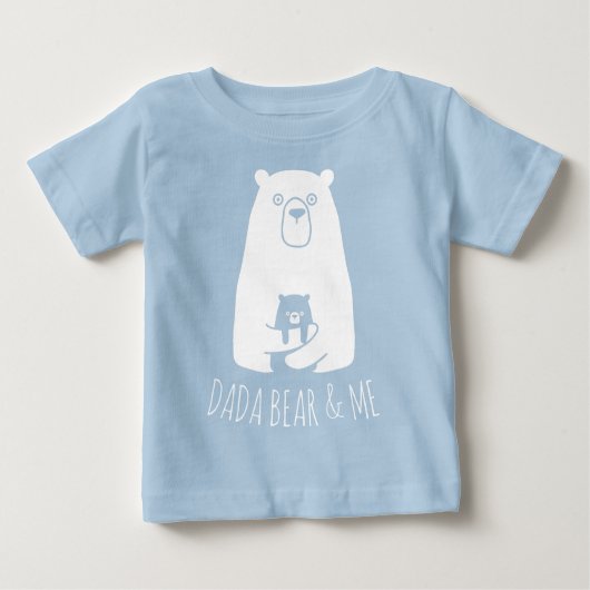 DADA BEAR & ME | Vater Kids Daughter Son Dada Bear Baby T-shirt (Vorderseite)