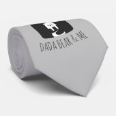 DADA BEAR & ME | Vater Kids Daughter Son Dada Bear Krawatte (Gerollt)