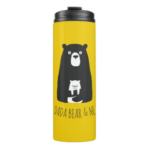 DADA BEAR & ME   Vater Kids Daughter Son Dada Bear Thermosbecher